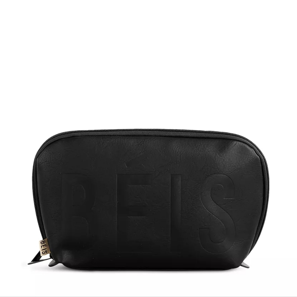 BEIS Black Cosmetic Bag